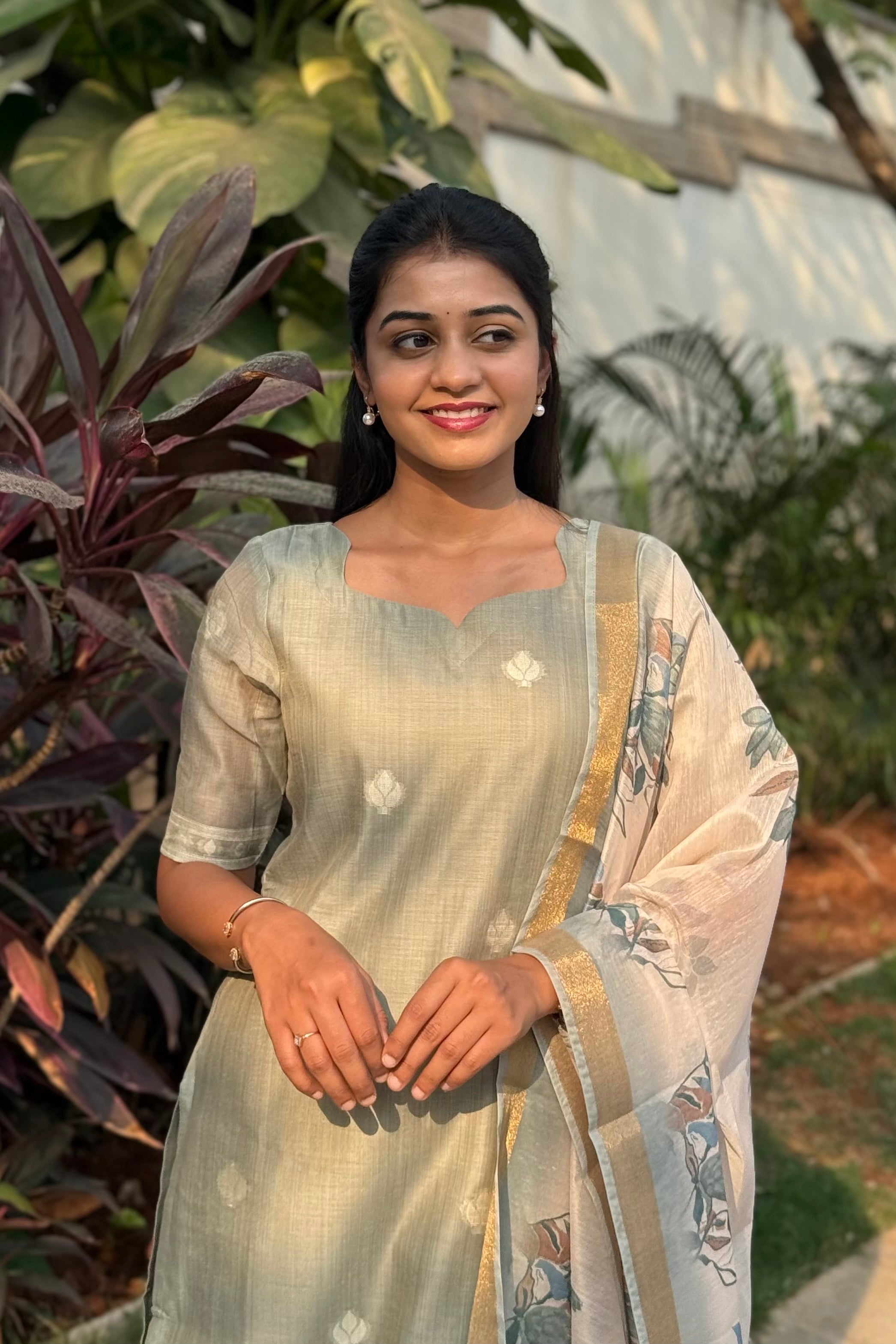 Pastel dream kurti and dupatta