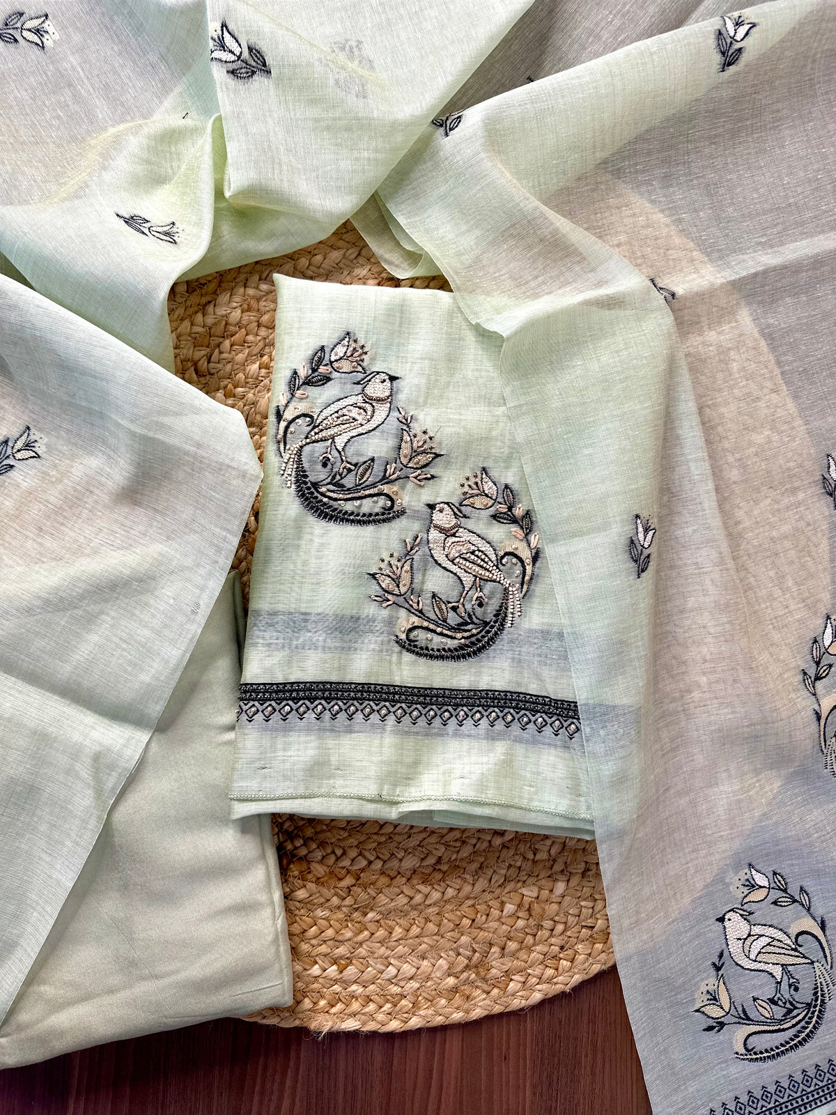 PR09- SemiSilk Unstitched Salwar Suit