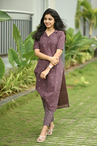 Mystic Grape Kurta Set