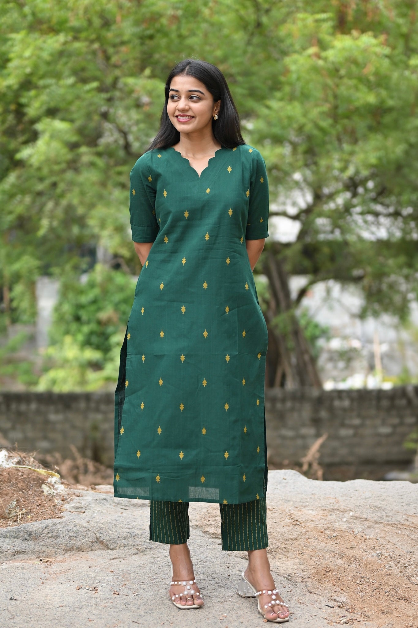 Emerald Breeze KurtaSet