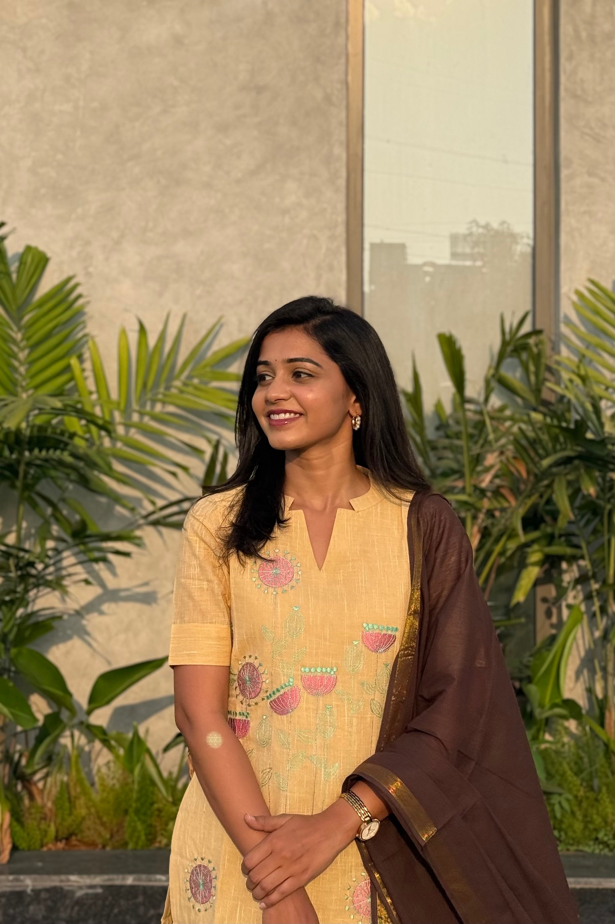 Sandalwood Petals 3 Piece Suit