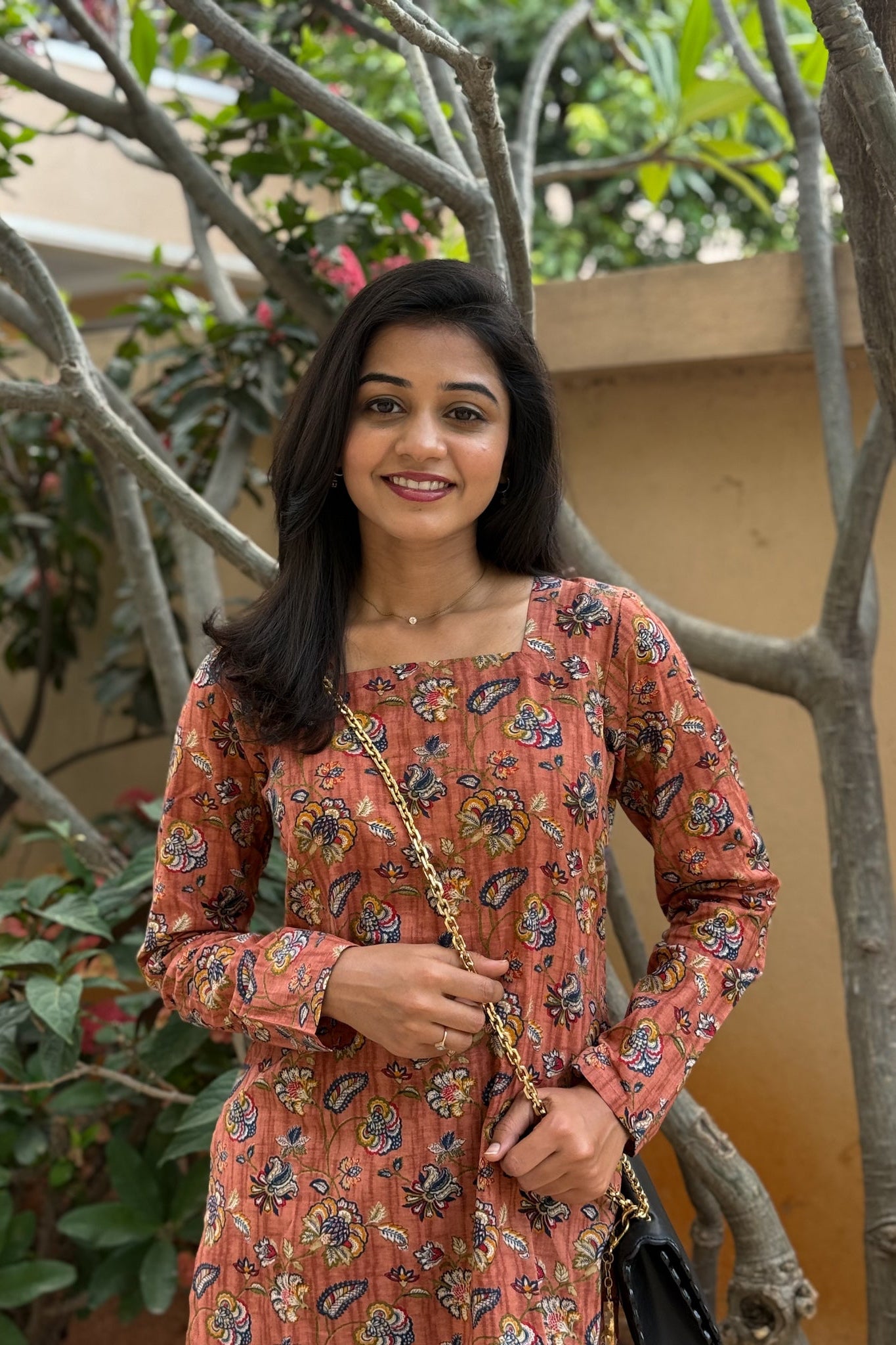 Orange Short Kurti