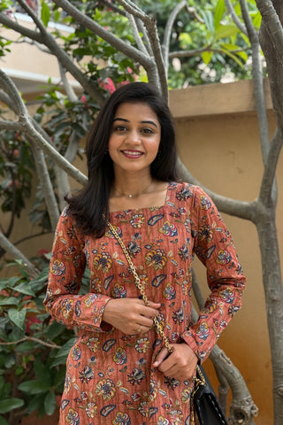 Orange Short Kurti