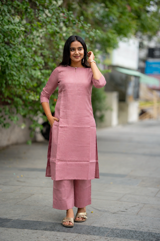 Pink Linen Coords